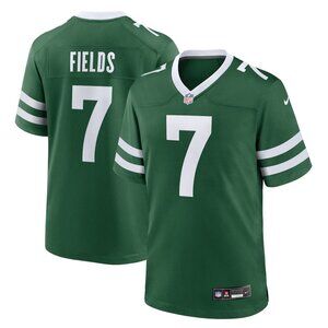Mens Kids Youths Justin Fields Green Stitched Jersey